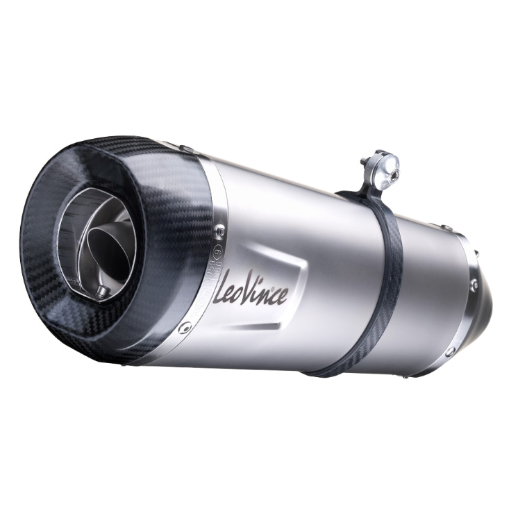 Impianto di scarico LeoVince Factory S, inox, Slip On per Yamaha YZF-R1 / M (Bj.15-16)