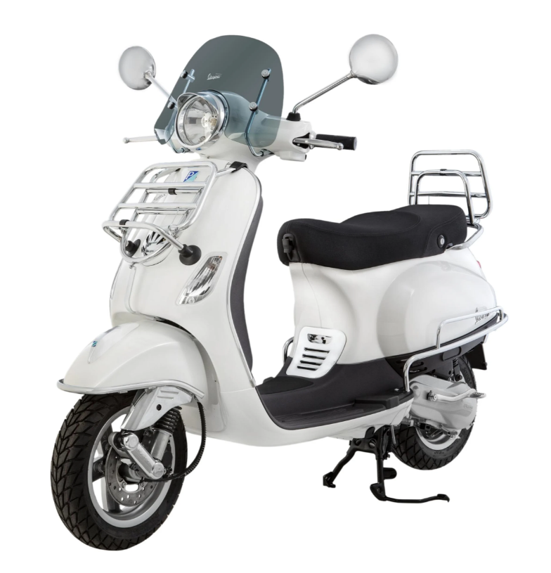 Coperchio laterale per Vespa LX/LXV/S 50-150cc, cromo