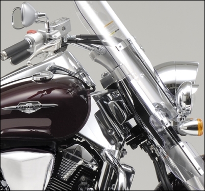 Copritesta sterzo, cromato per Suzuki C1800R BJ. 2008-2012