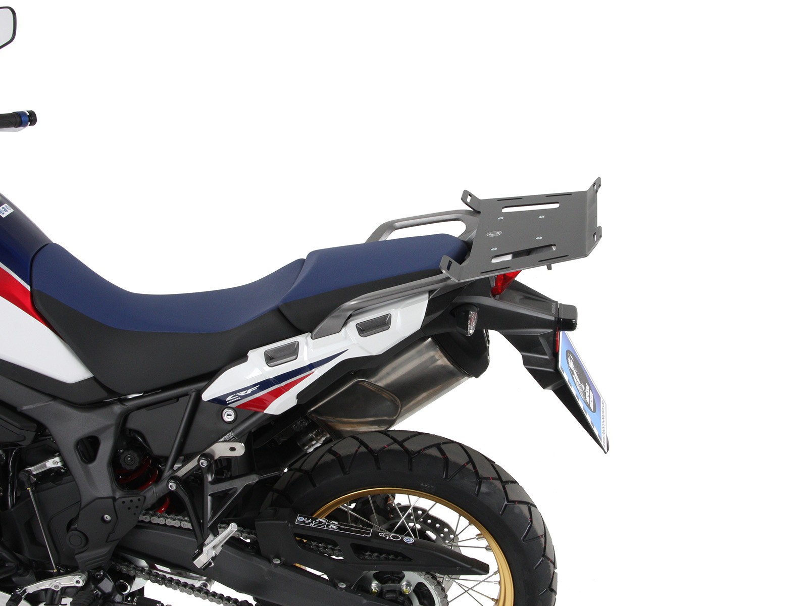 Prolunga ponte bagagli nero per Honda CRF 1000 Africa Twin (Bj.16-17) Hepco & Becker
