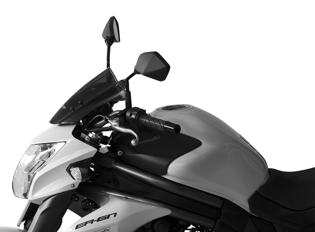 Cupolino Touring MRA "T" grigio fumo per KAWASAKI ER 6 N (Bj.12-)