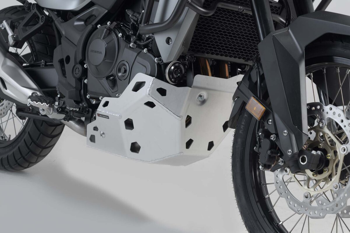 Protezione motore SW-Motech color argento per Honda XL 750 Transalp
