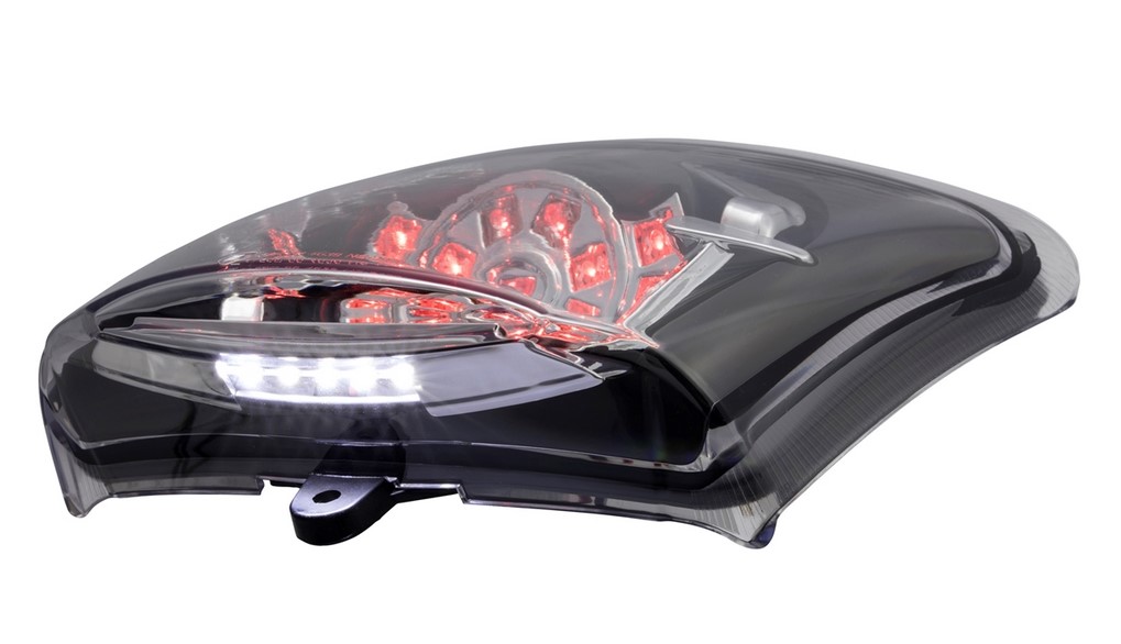 Fanale posteriore MK II LED per Vespa GTS/GTS Super/GTV/GT 60 125-300cc (-'13), trasparente