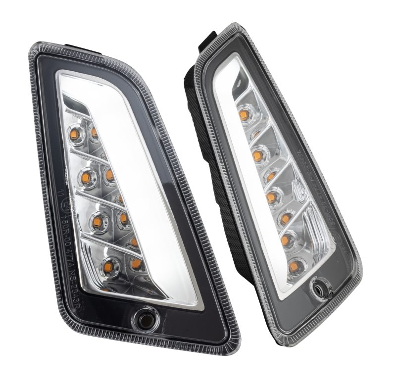 Kit indicatori di direzione anteriore e posteriore per Vespa GTS/GTS Super/GTV 125-300cc, trasparente