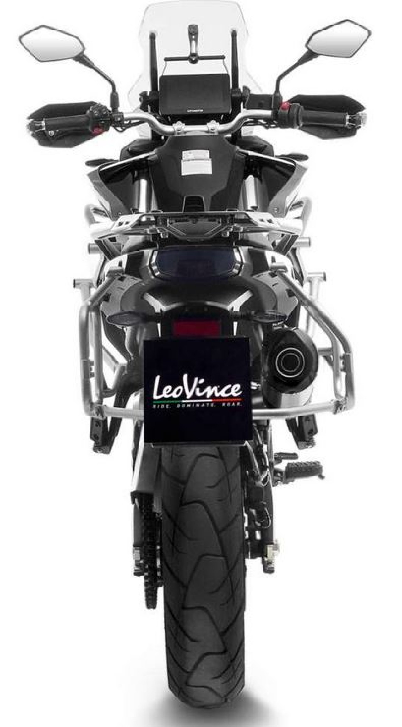 Silenziatore LeoVince LV One Evo Slip On in acciaio inossidabile per CF Moto / Husqvarna / KTM