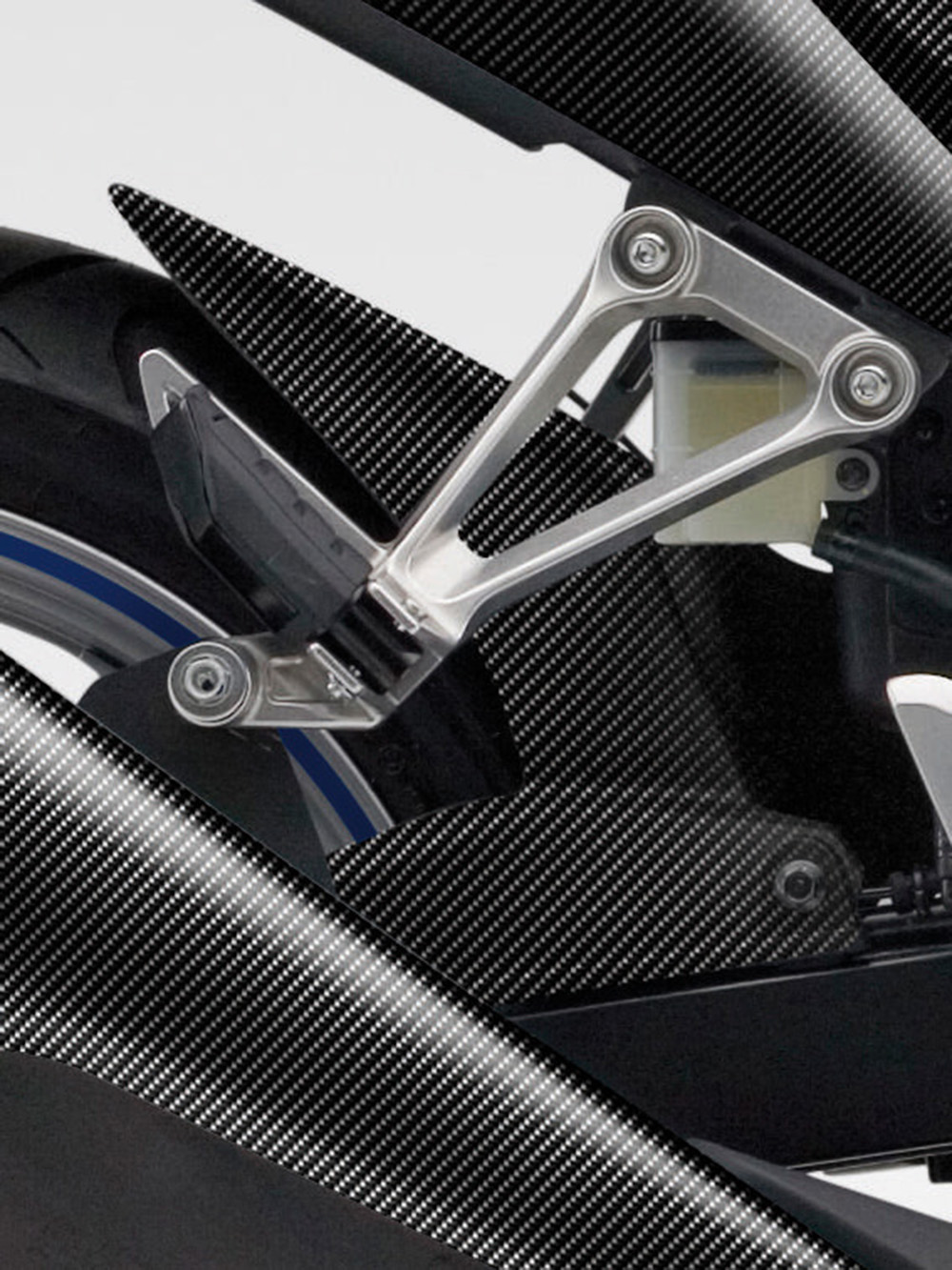 Copriruota posteriore con paracatena carbon look originale Honda CBR 300 R