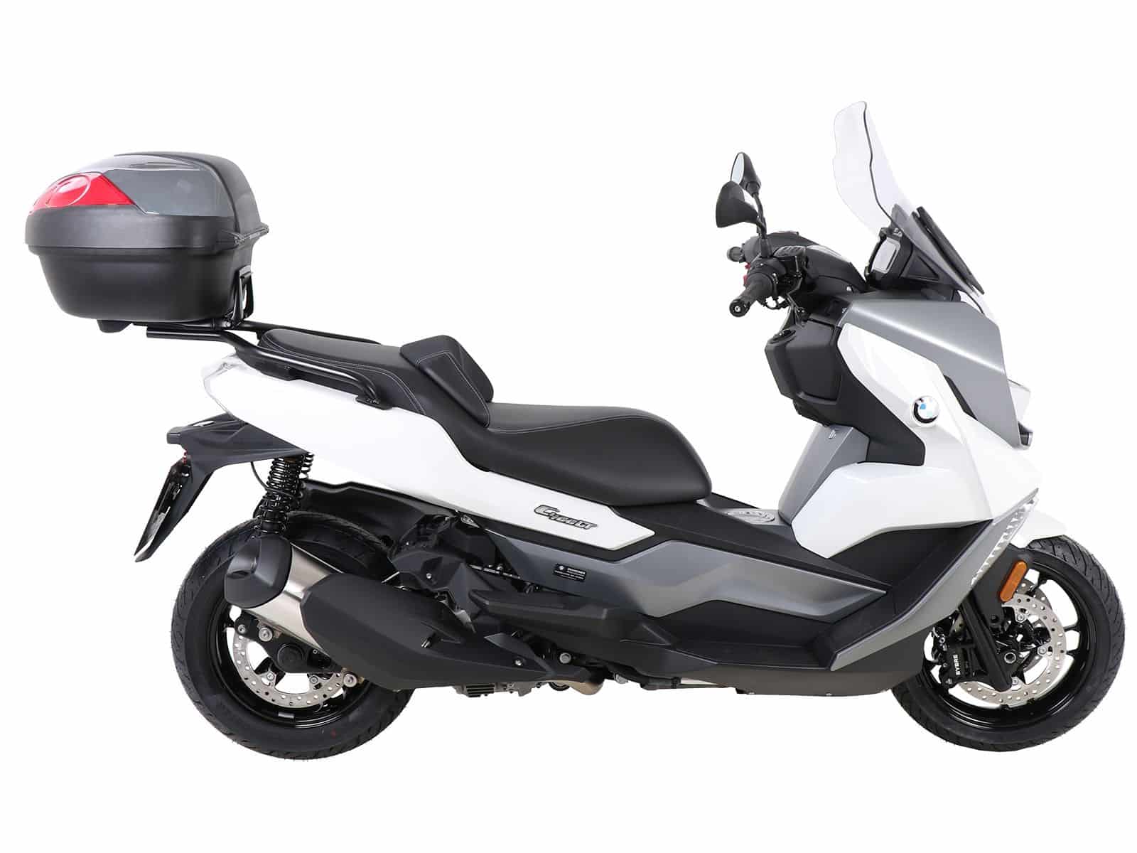 Porta bauletto in alluminio nero per BMW C 400 GT (19-24) Hepco & Becker