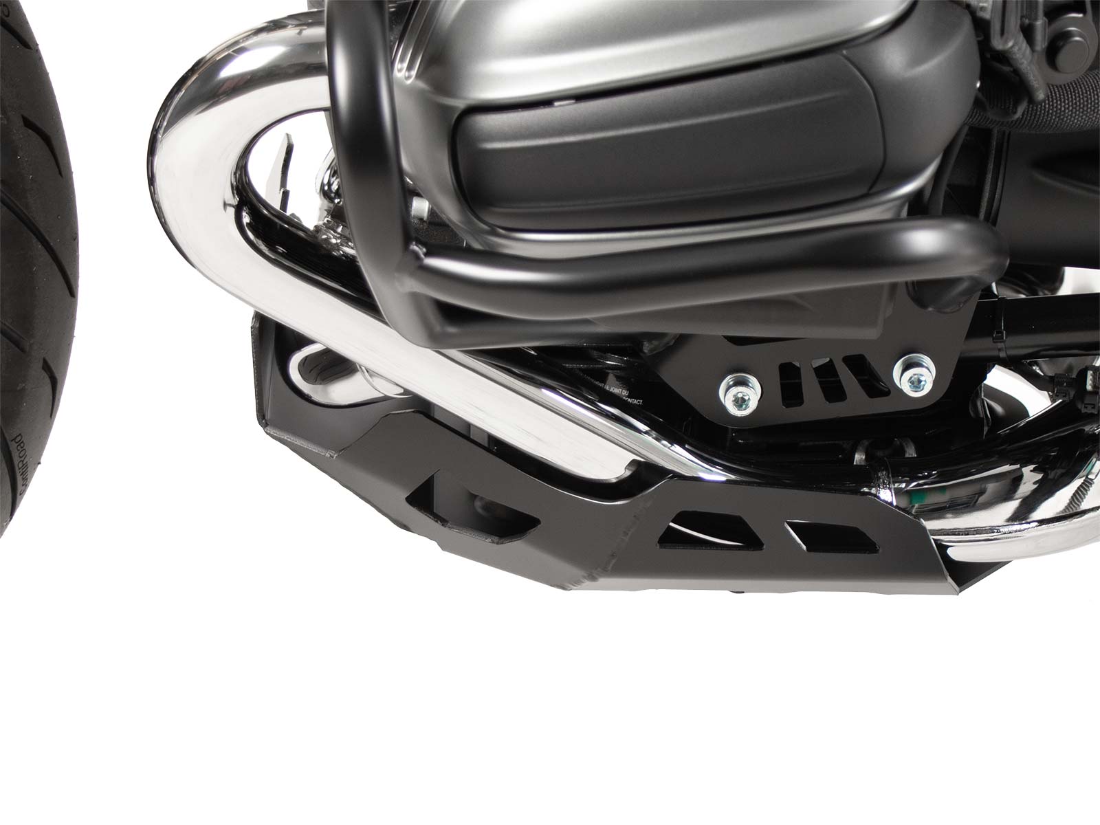 Piastra di protezione motore nera per BMW R 12 Nine T (24-) Hepco & Becker