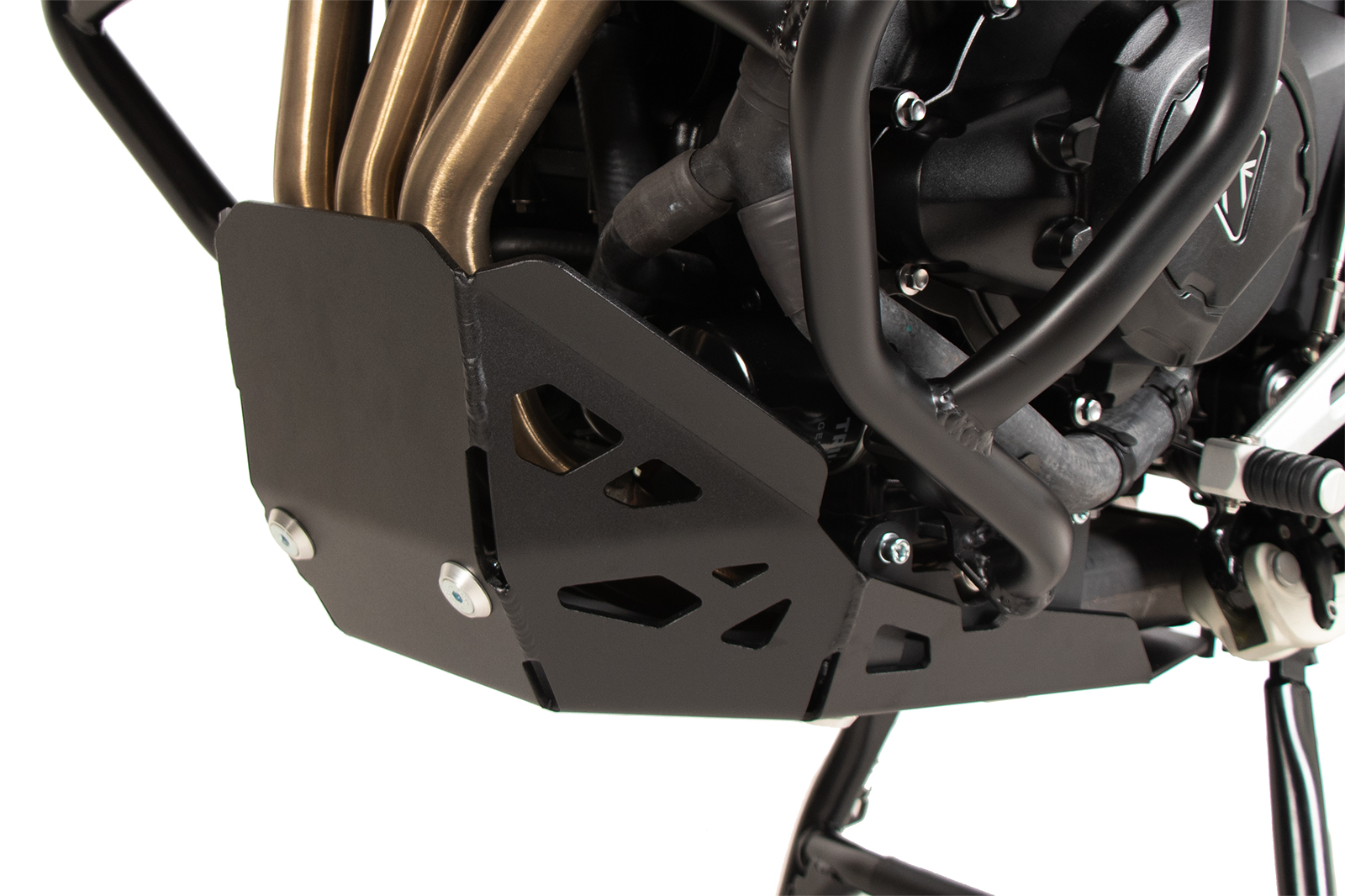 Piastra di protezione motore nera per Triumph Tiger 900 GT / Pro (24-) Hepco & Becker