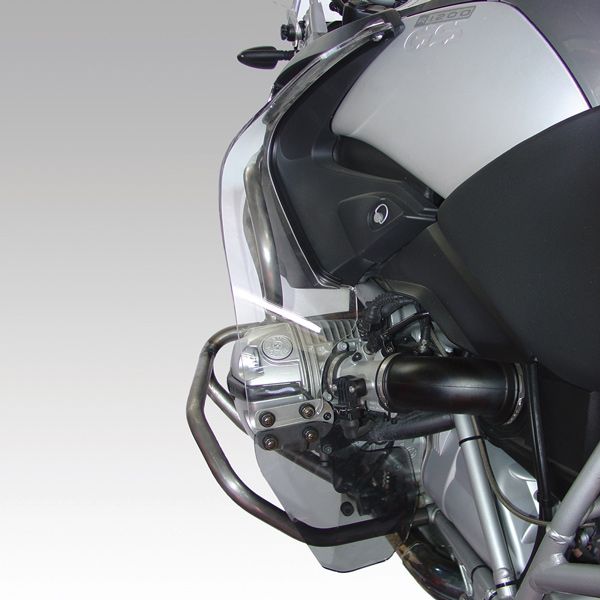 Kit parapiedi + paragambe per BMW R 1200 GS (04-07), fumè chiaro