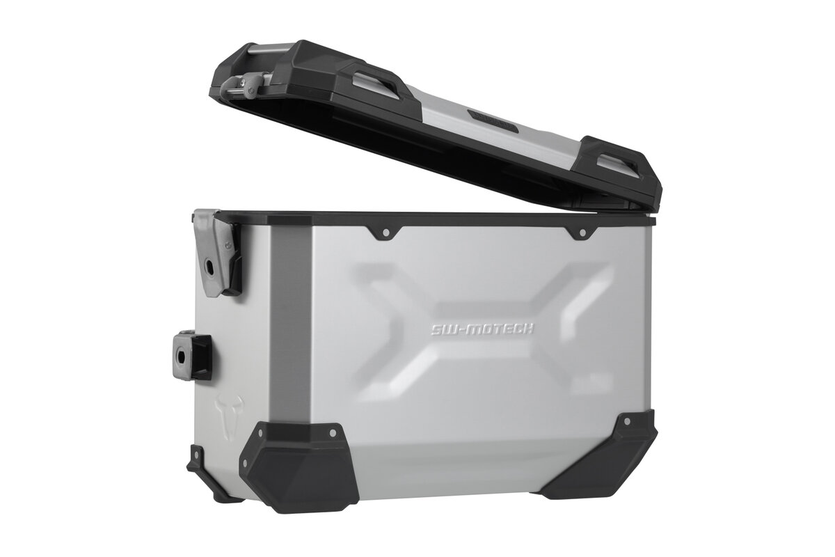 SW-Motech Sistema di valigie in alluminio TRAX ADV argento Suzuki V-Strom 1050 /XT (19-21), WEF0