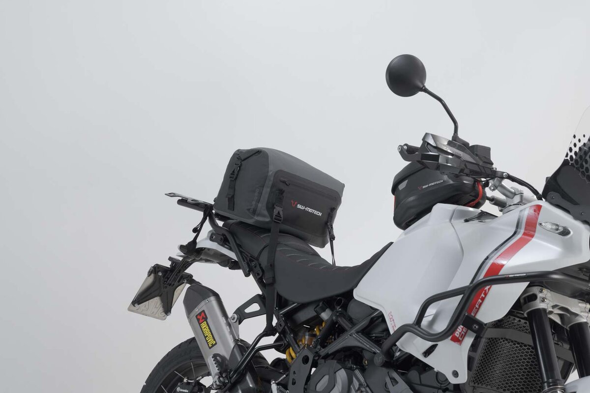 Borsa posteriore Drybag 180 per Aprilia ETV 1200 Caponord, nero/grigio - SW Motech