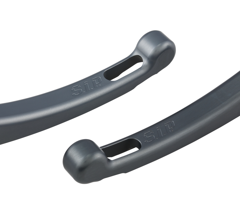 Set di leve sportive frizione/freno per Vespa PX 125 -150cc, HBZ Hengtong, destra/sinistra, grigio opaco