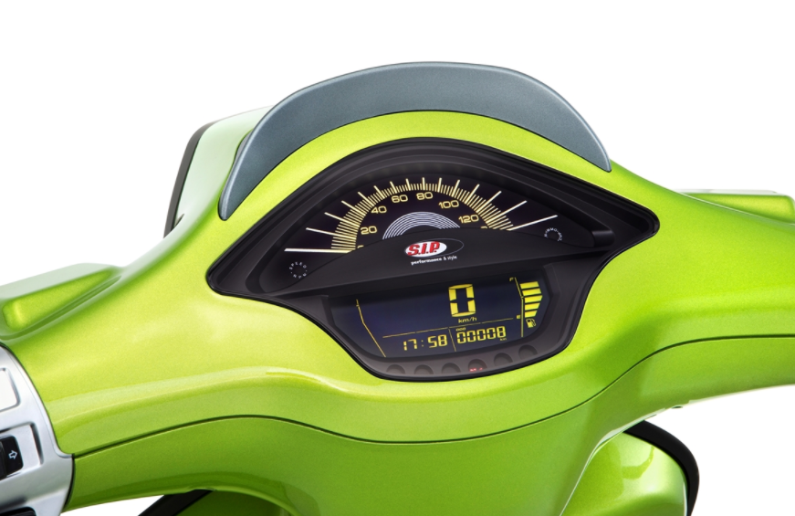 Contagiri/tachimetro per Vespa Primavera/​Sprint 50-150ccm 2T/​4T AC, nero