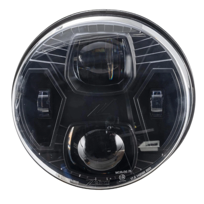 Faro ZELIONI Black Edition LED per Vespa GTS/GTS Super HPE 125-300 (19-22), nero