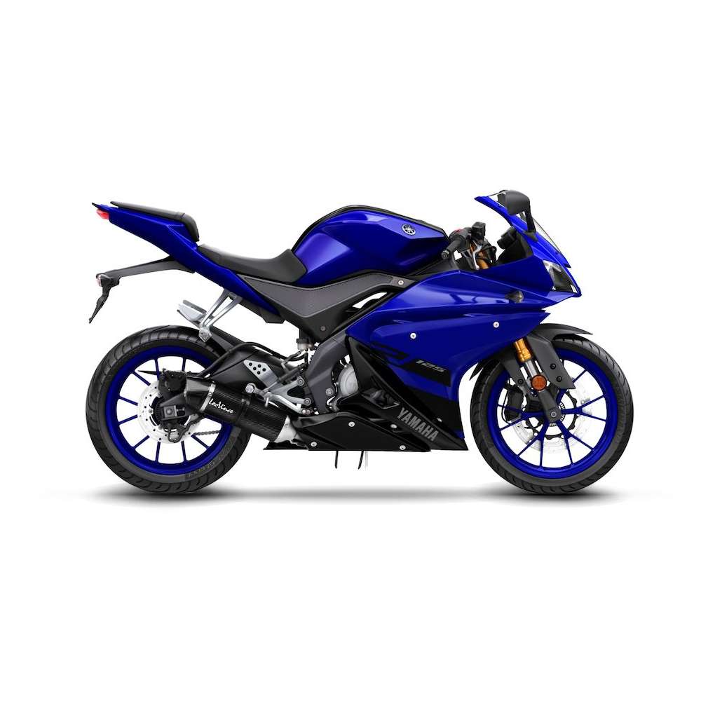 Sistema completo LeoVince LV One Evo per Yamaha MT-125 /YZF-R 125, carbonio, omologazione E