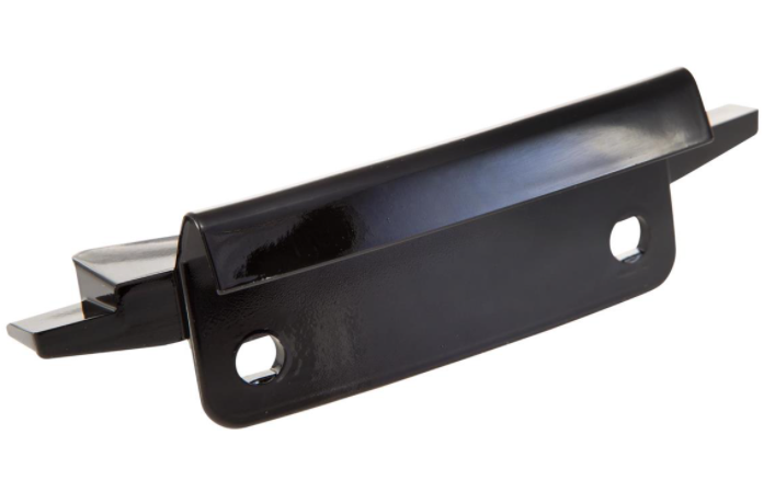 Raccordo scudo gamba mono asolato nero lucido per Vespa Primavera/​Sprint 50-150ccm