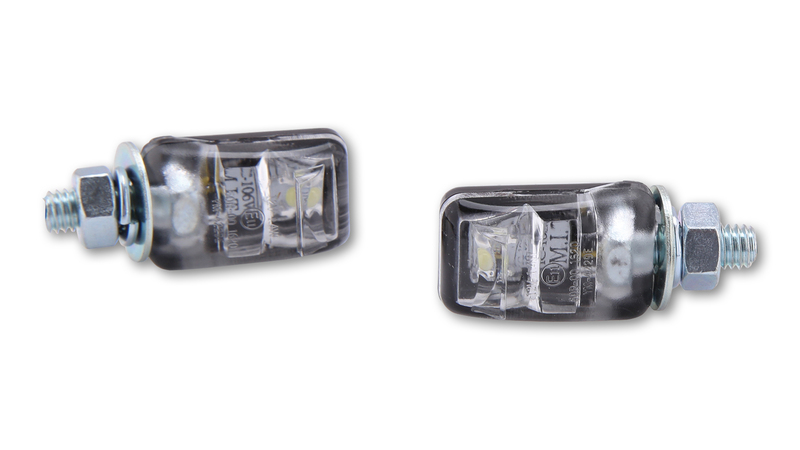 HIGHSIDER smart Picco Luce targa LED nera (coppia)