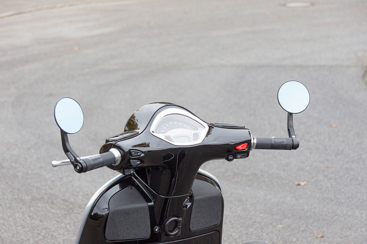 Specchietto retrovisore manubrio Clubman per Vespa ET / LX / LXV /S / GTS / GTS Super / GTV / GTS HPE / GT