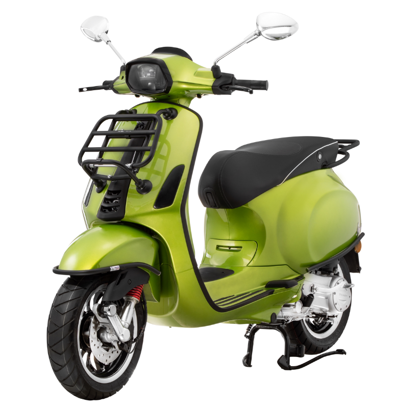 Coperchio laterale per Vespa Primavera/Sprint/Elettrica 50-150ccm, nero opaco