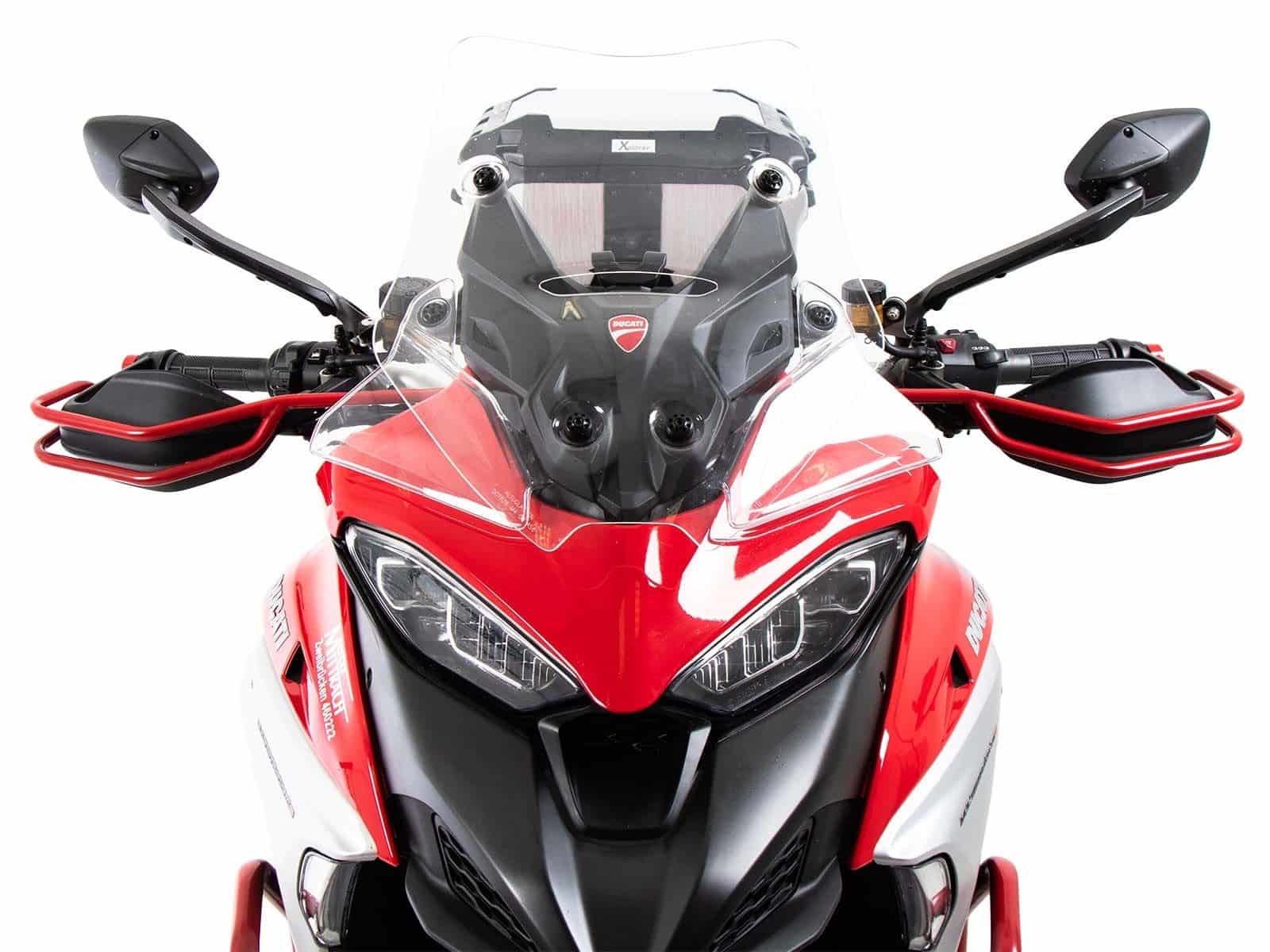 Set di protezioni rosse per Ducati Multistrada V4/S/S Sport/Pikes Peak (21-24) /Rally (23-24)