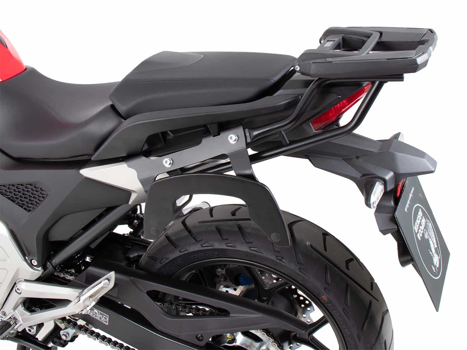 Portavaligie Easyrack nero per Honda NC 750 X /DCT (21-) Hepco & Becker