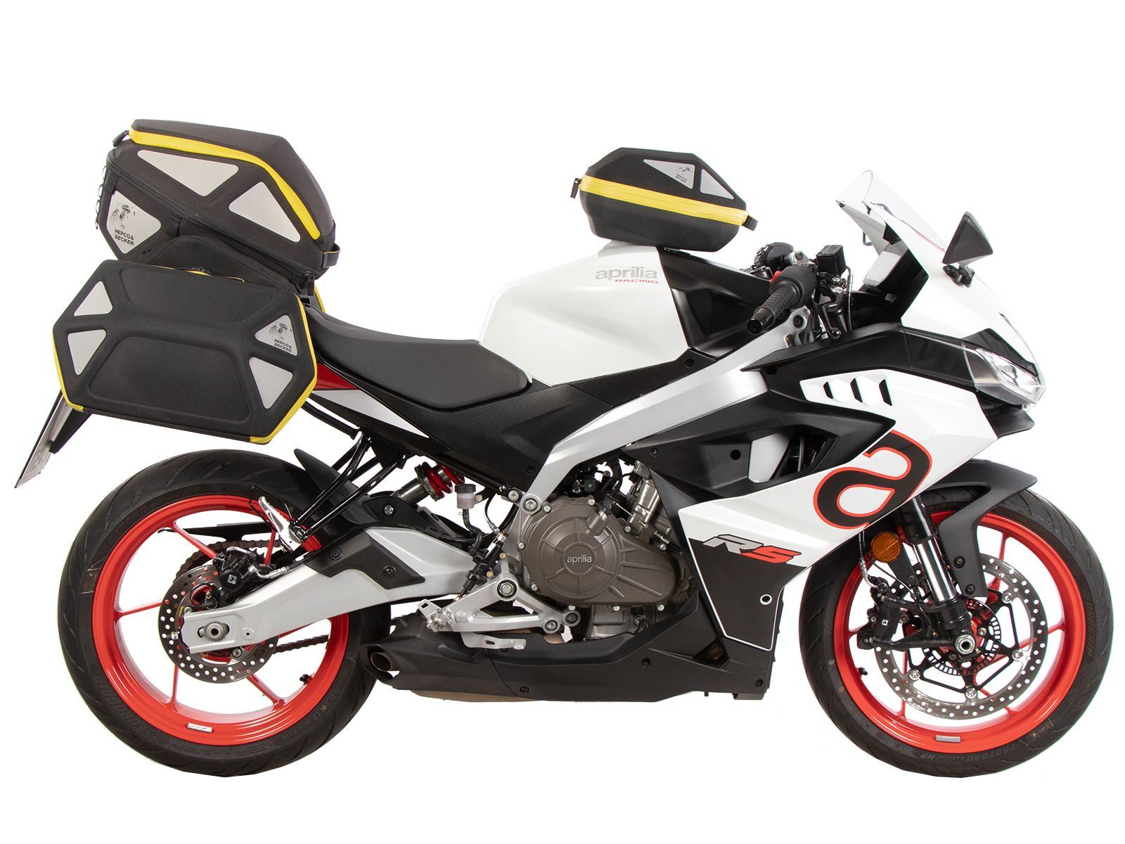 Portapacchi laterale C-Bow nero per Aprilia RS 457 (24-) Hepco & Becker