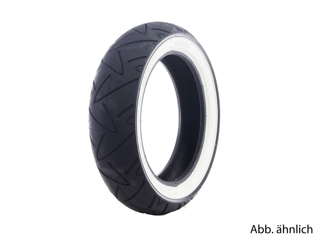 Pneumatici Continental 130/70-12, 62P, TL, whitewall, twist, anteriore/posteriore