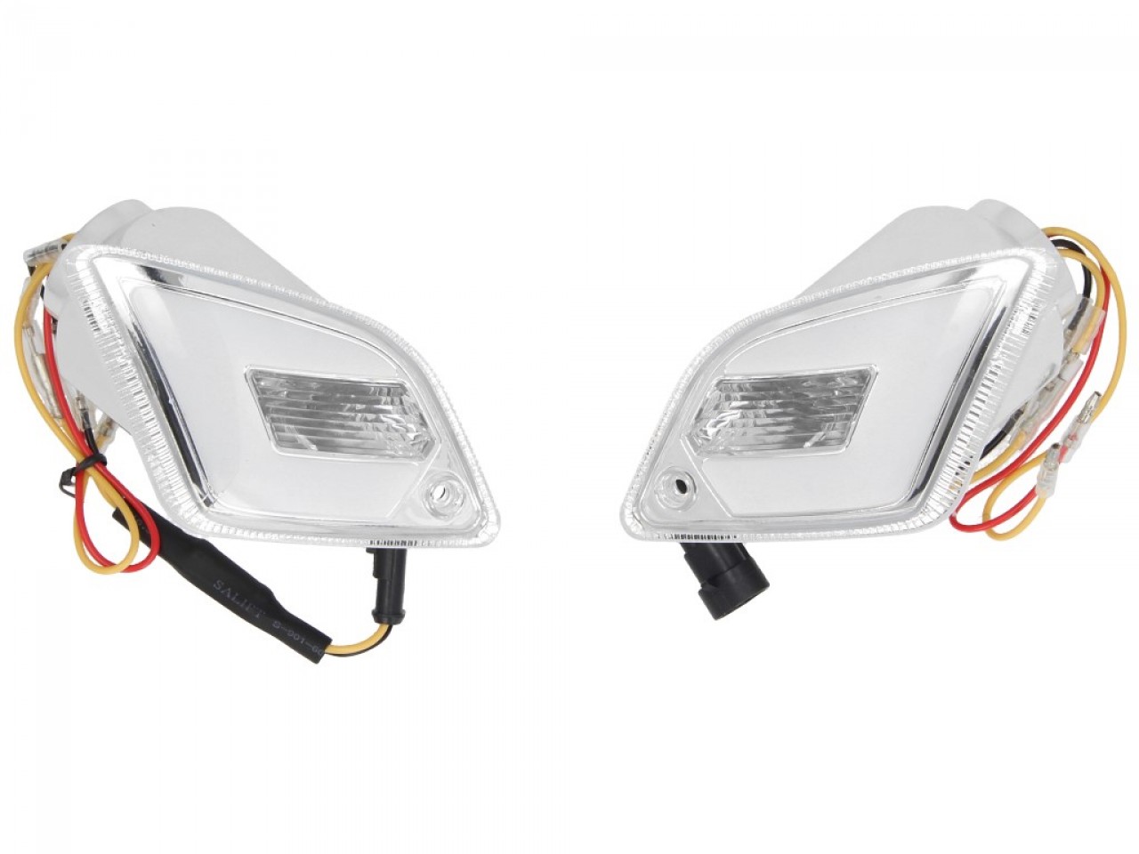 Set di indicatori di direzione posteriori a LED, trasparenti per Vespa GT, GTL, GTV, GTS 125-300 (2014-2018)