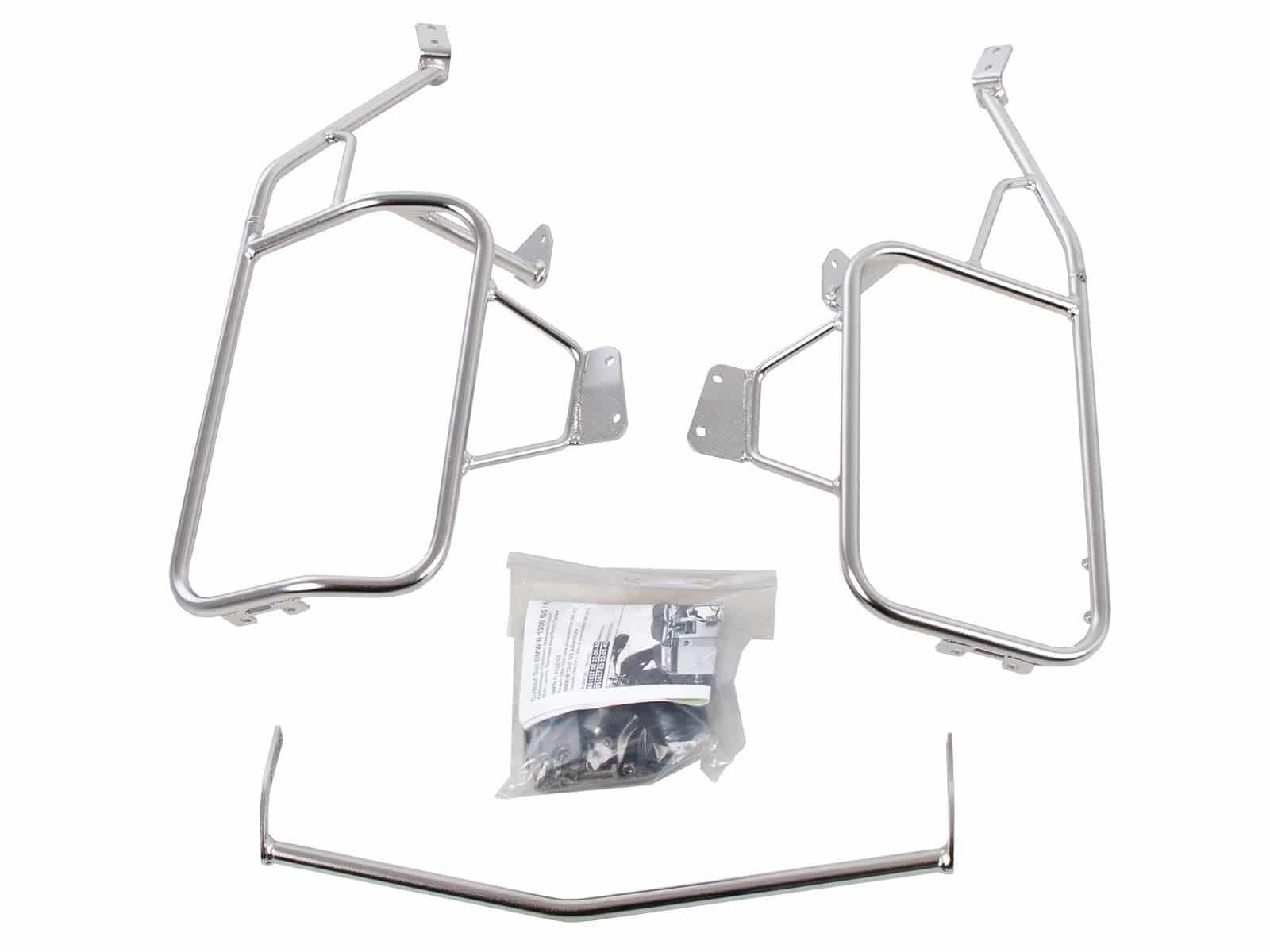 Portavaligie laterale Cutout in acciaio inox per Xplorer Cutout 40/37 per BMW R 1200 GS /Adventure (-13)
