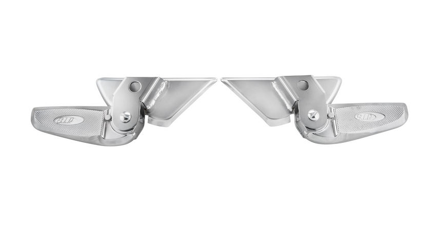 Pedane destra e sinistra per Vespa LX /LXV /S 50-150ccm, cromo/cromo