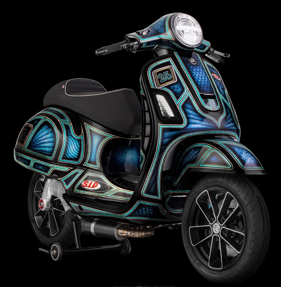Tappo parapolvere 13" cerchio anteriore per Vespa GTS/​GTS Super/​GTV/​GT 125-300ccm, argento