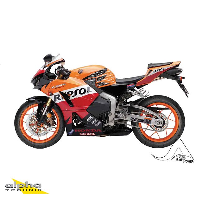 Stompgrip nero Volcano per Honda CBR600RR 2013-17