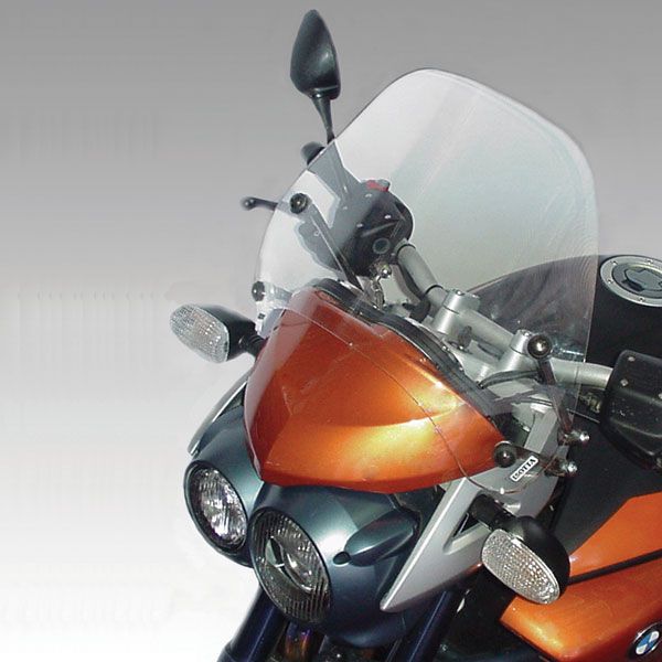 Parabrezza media per BMW R 1150 R Rockster (02-05), fumè chiaro