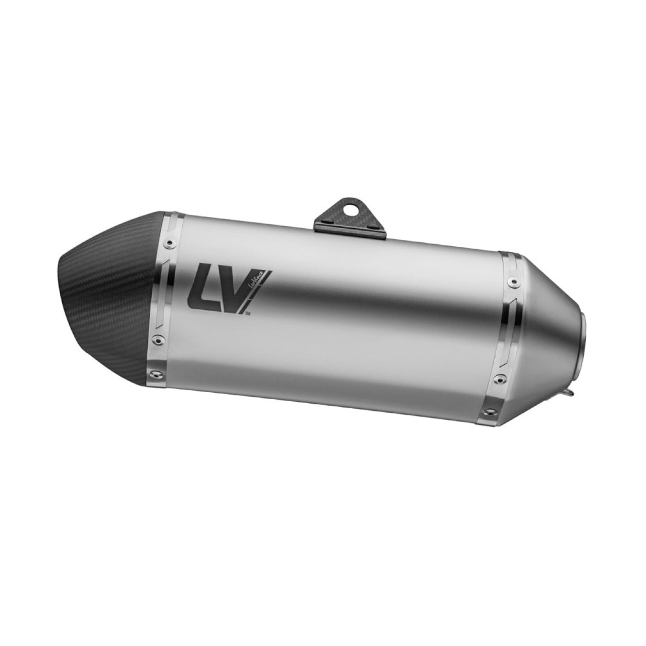 Silenziatore LeoVince LV-14 Titanium Slip On in titanio argento per CF Moto / Husqvarna / KTM