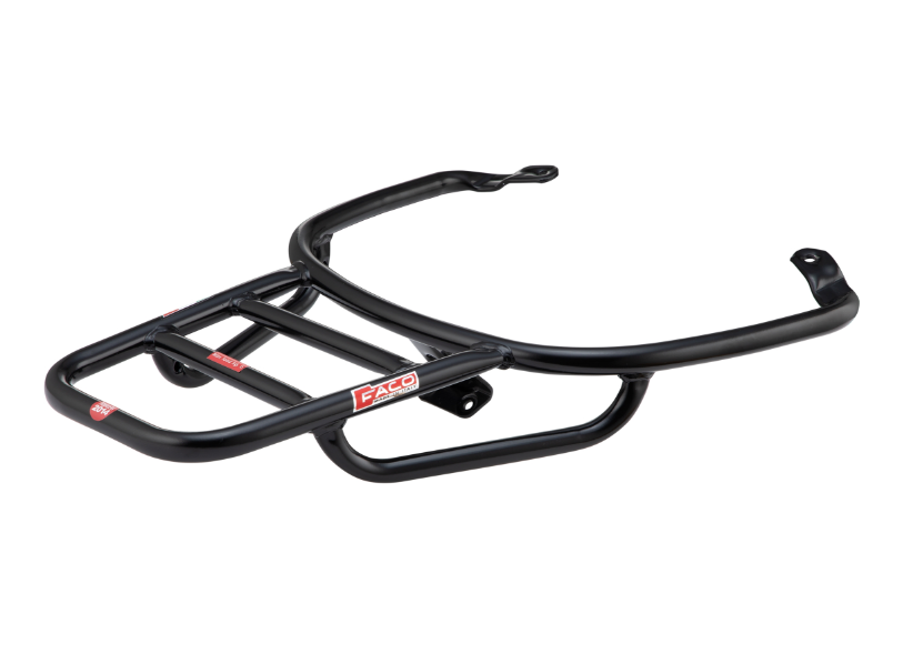 Portapacchi posteriore per Vespa Primavera /Sprint /Elettrica 50-150ccm, nero