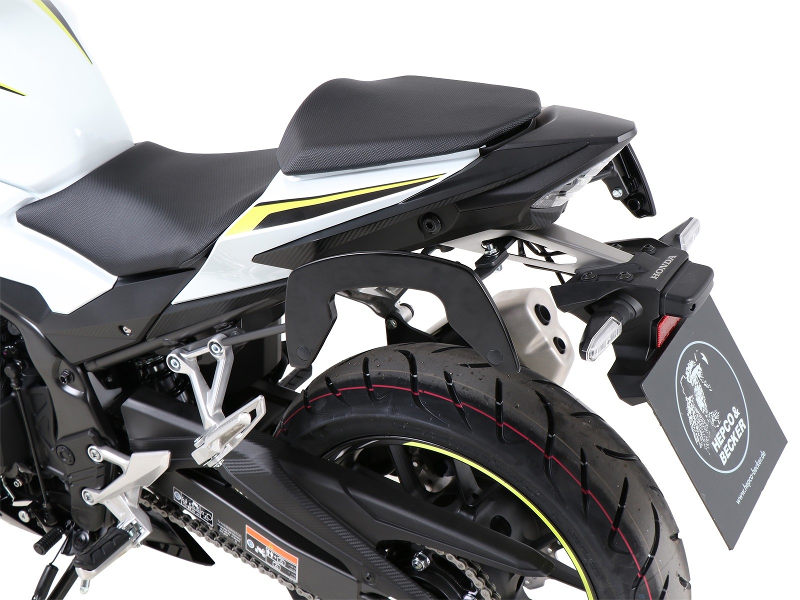 Portapacchi laterale C-Bow antracite per Honda CBR 500 R (19-23) Hepco & Becker