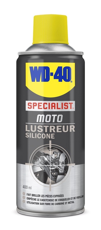 WD-40 Specialist® Lucidante al silicone per moto - Spray 400ml