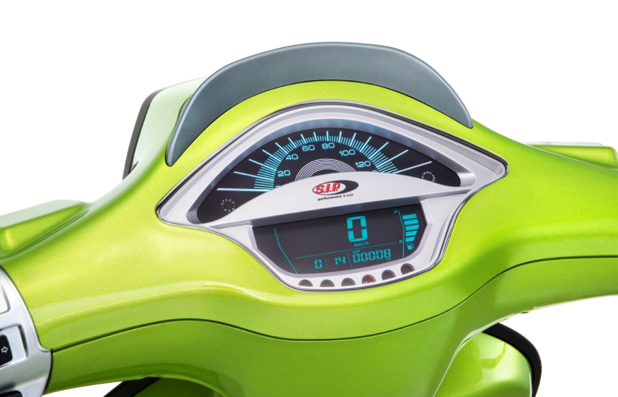 Contagiri/tachimetro per Vespa Primavera/Sprint 50-150cc 2T/4T AC, argento