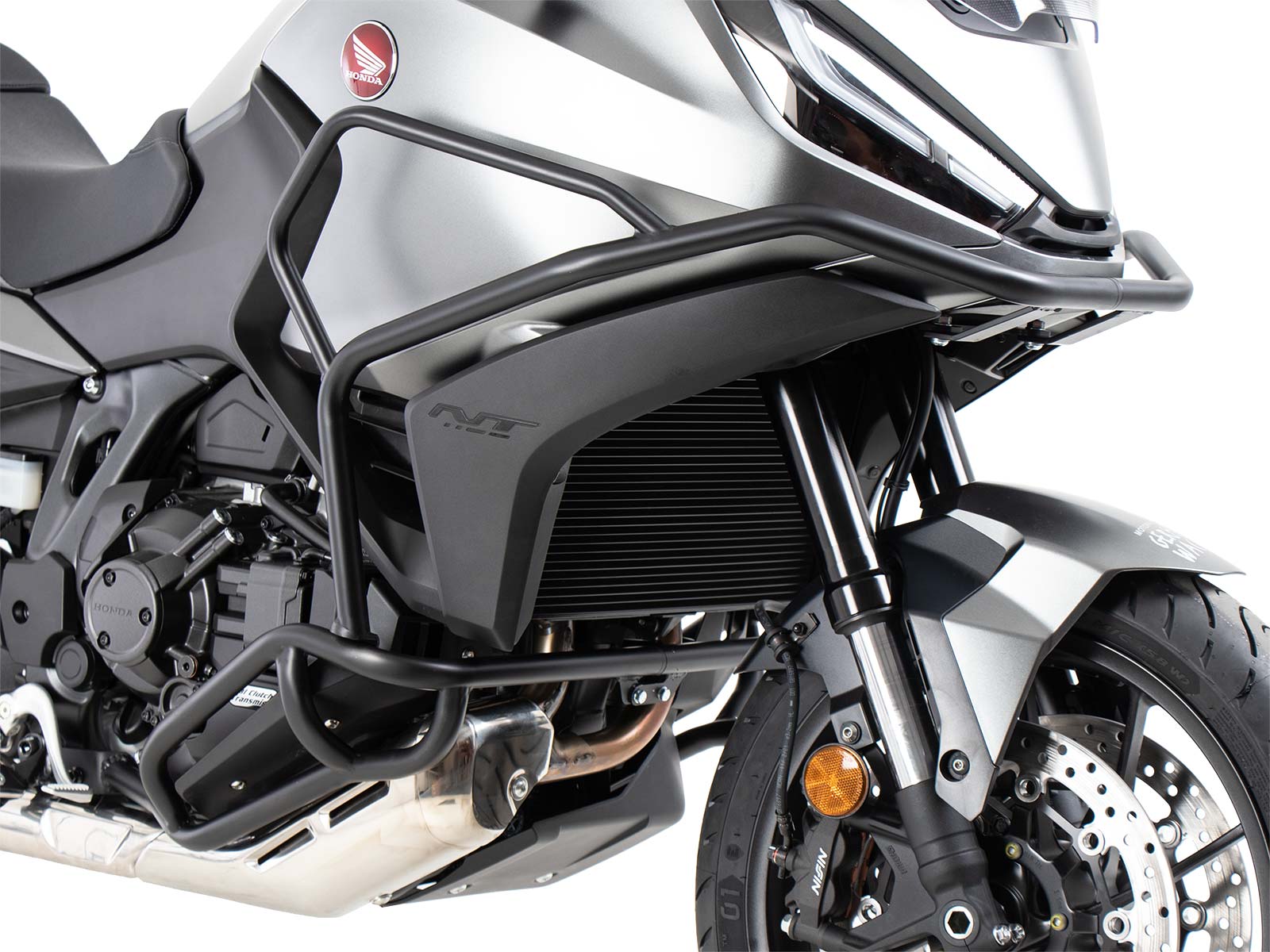 Barra di protezione serbatoio nera per Honda NT 1100 (22-24) Hepco & Becker