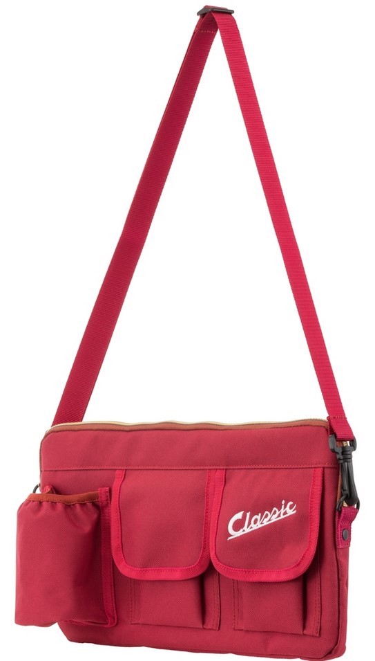 Borsa "Classic" per vano bagagli/portaoggetti Vespa - rossa, nylon