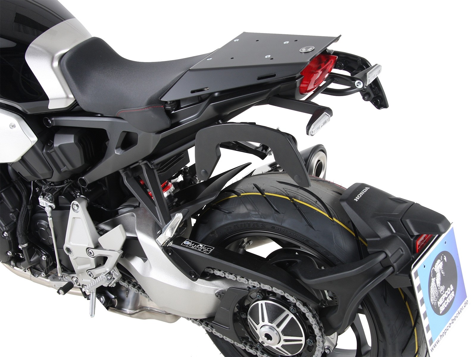 Portapacchi sportivo nero per Honda CB 1000 R (18-) Hepco & Becker