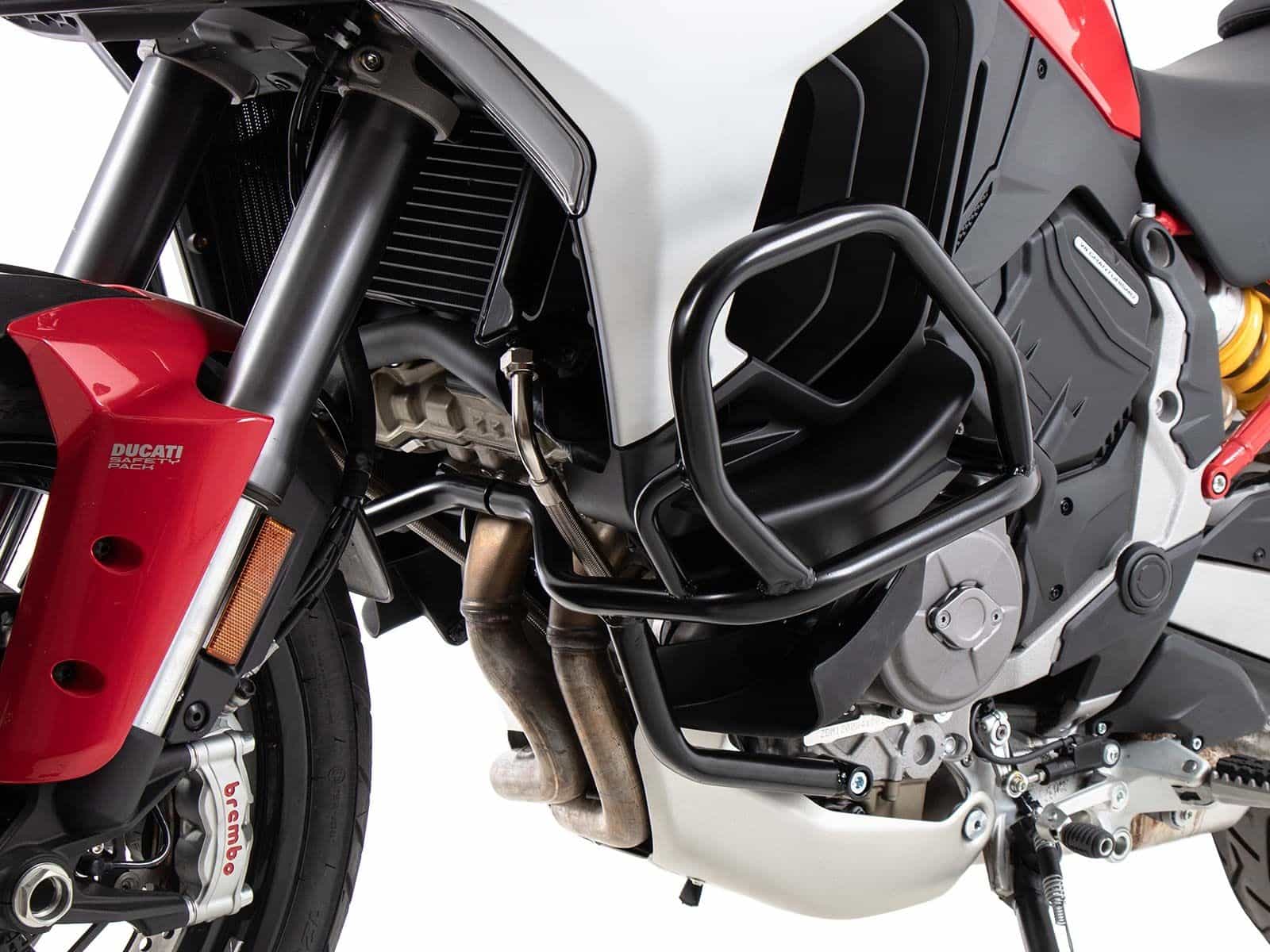 Protezione motore nera per Ducati Multistrada V4/S/S Sport/Pikes Peak (21-24) /Rally (23-24)