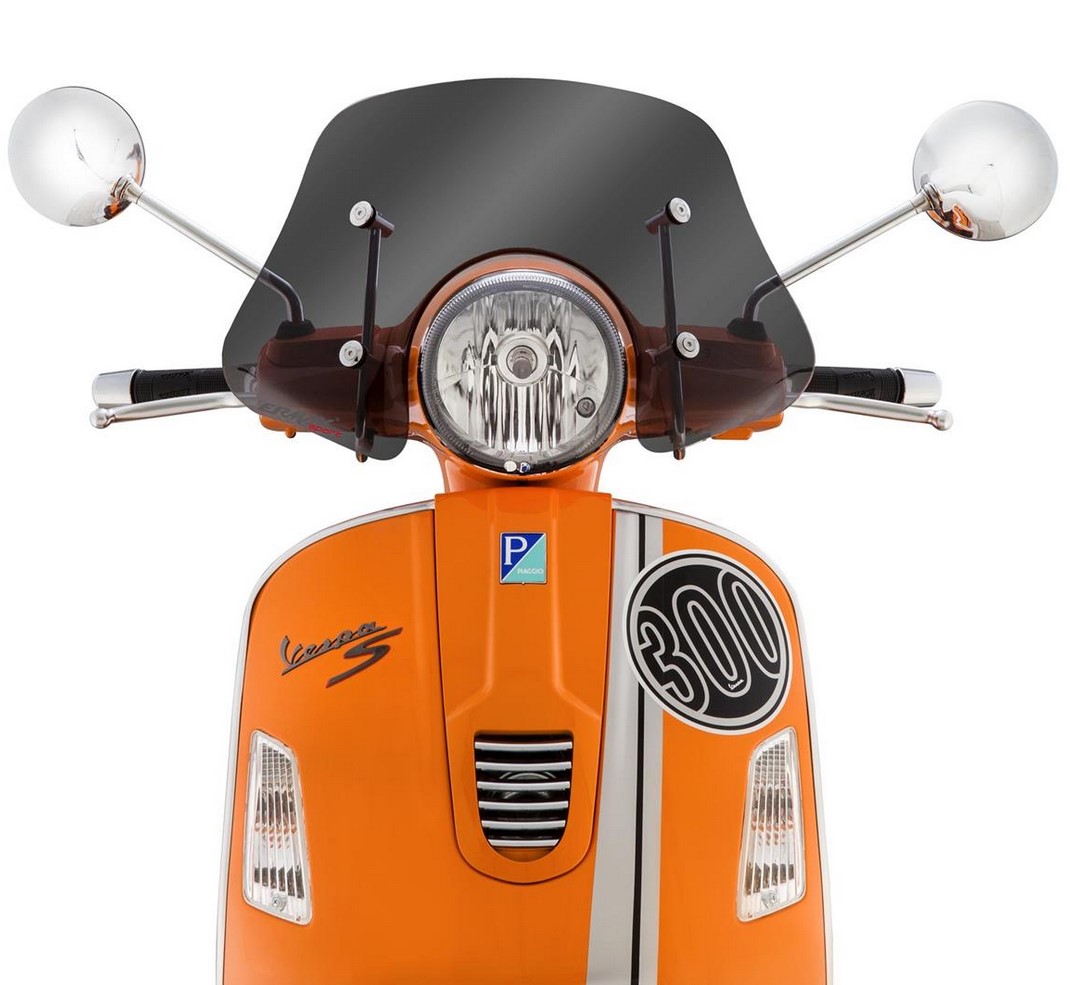 Flyscreen Piccolo per Vespa GTS/GTS Super/GT/GT L 125-300cc, oscurato