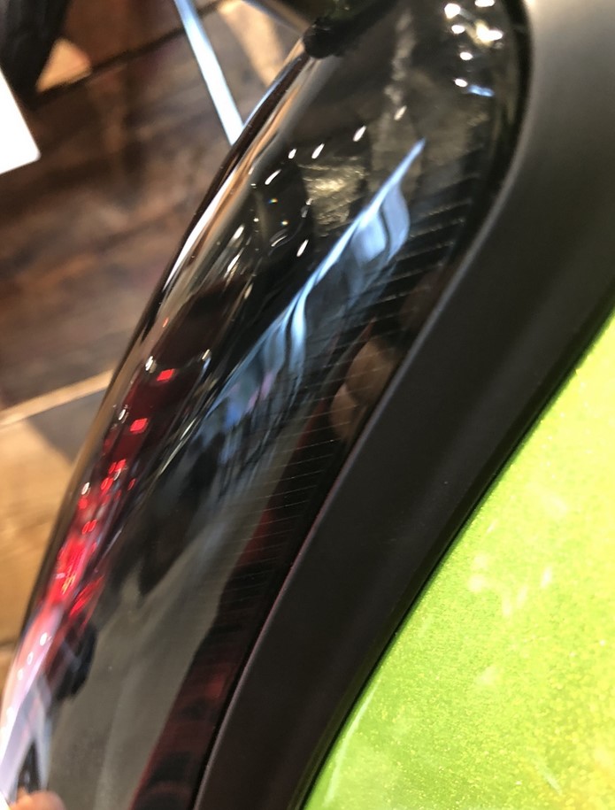 Trasformazione del fanale posteriore per Vespa GTS/GTS Super/GTV 125-300cc ('14-'18), nero opaco
