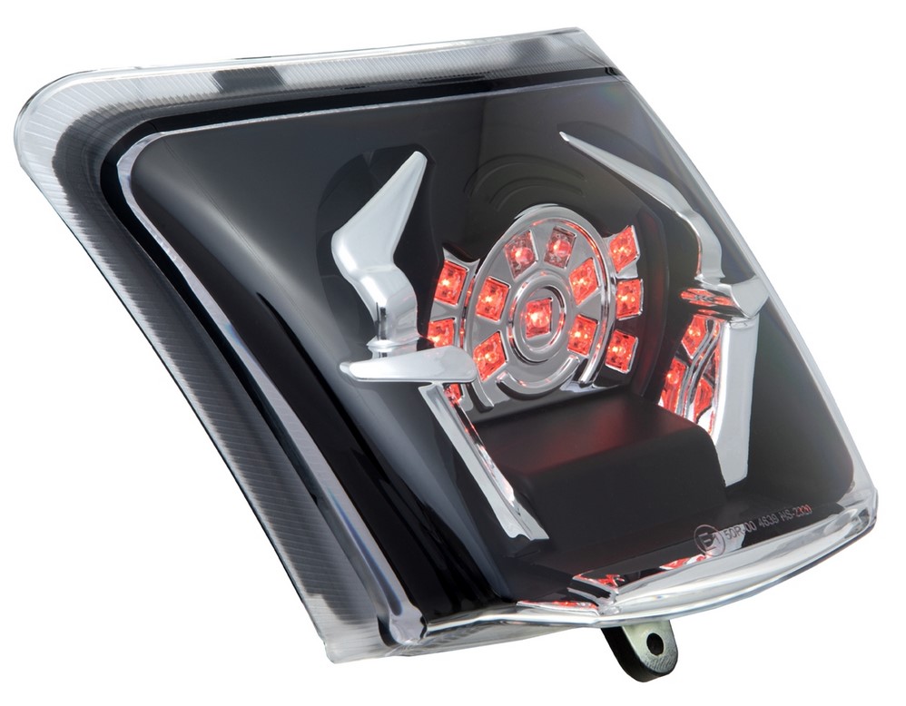 Fanale posteriore MK II LED per Vespa GTS/GTS Super/GTV 125-300cc HPE ('18-), trasparente