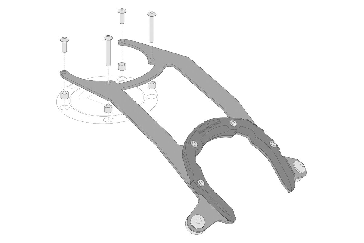 Anello per serbatoio SW-Motech PRO per Honda NX 500 (24-)