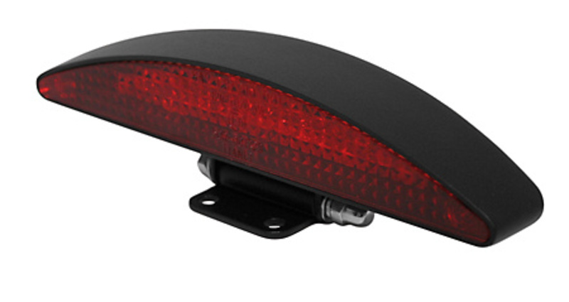 HIGHSIDER pro Interstate Luce posteriore a LED nera/rossa omologata E (1 pezzo)