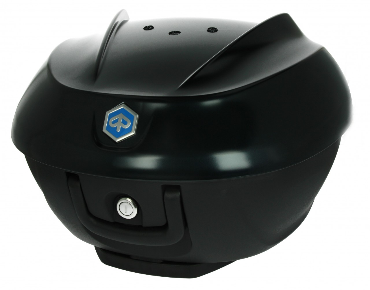 Kit bauletto 36L. nero opaco metallizzato N12 Originale Piaggio per Beverly HPE (incl. piastra di montaggio)