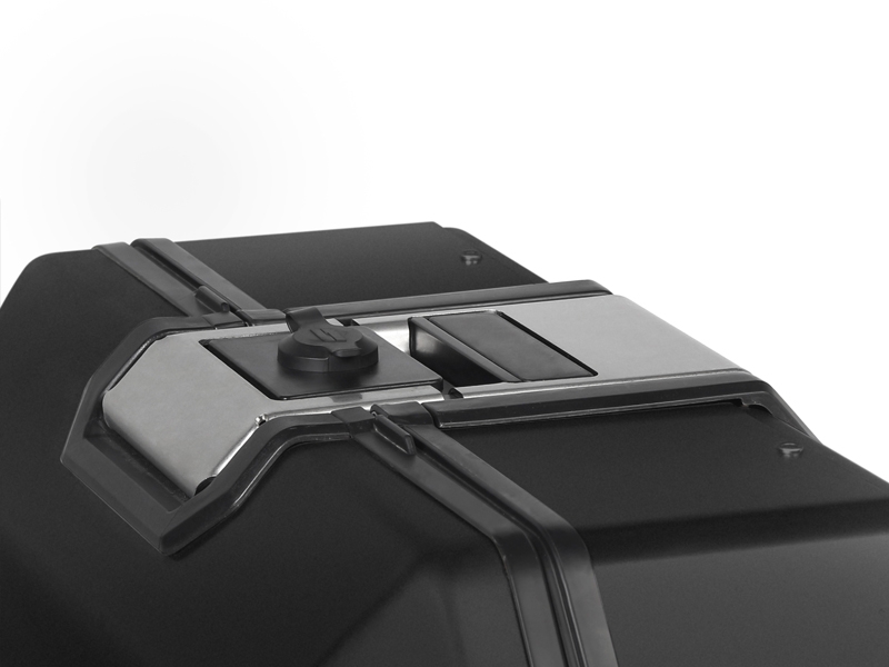 Borsa laterale Shad Terra TR47, sinistra, alluminio nero, 47 l
